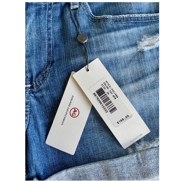 SOLD- AG Jeans Hailey Ex-Boyfriend Roll-up Short - Picture 5 of 8